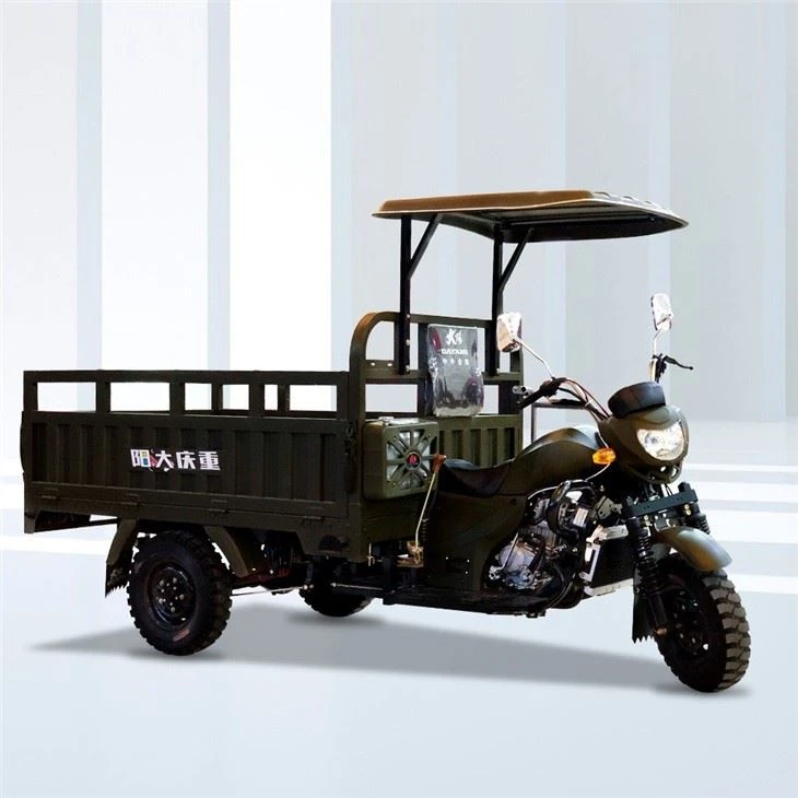 Powerful Gasoline Engine Cargo Tricycle